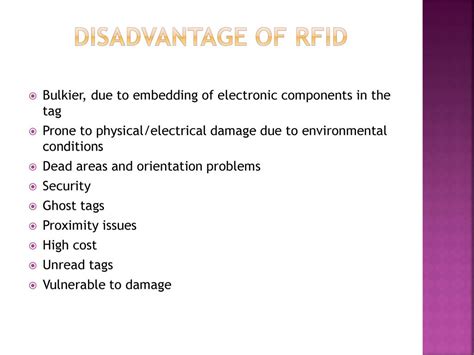 issues with rfid tags|rfid is vulnerable to.